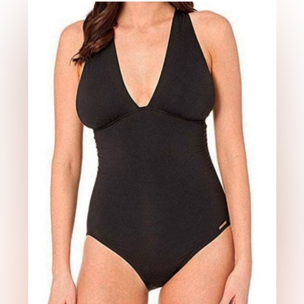 NWT Michael Kors black swimsuit. Size 10.